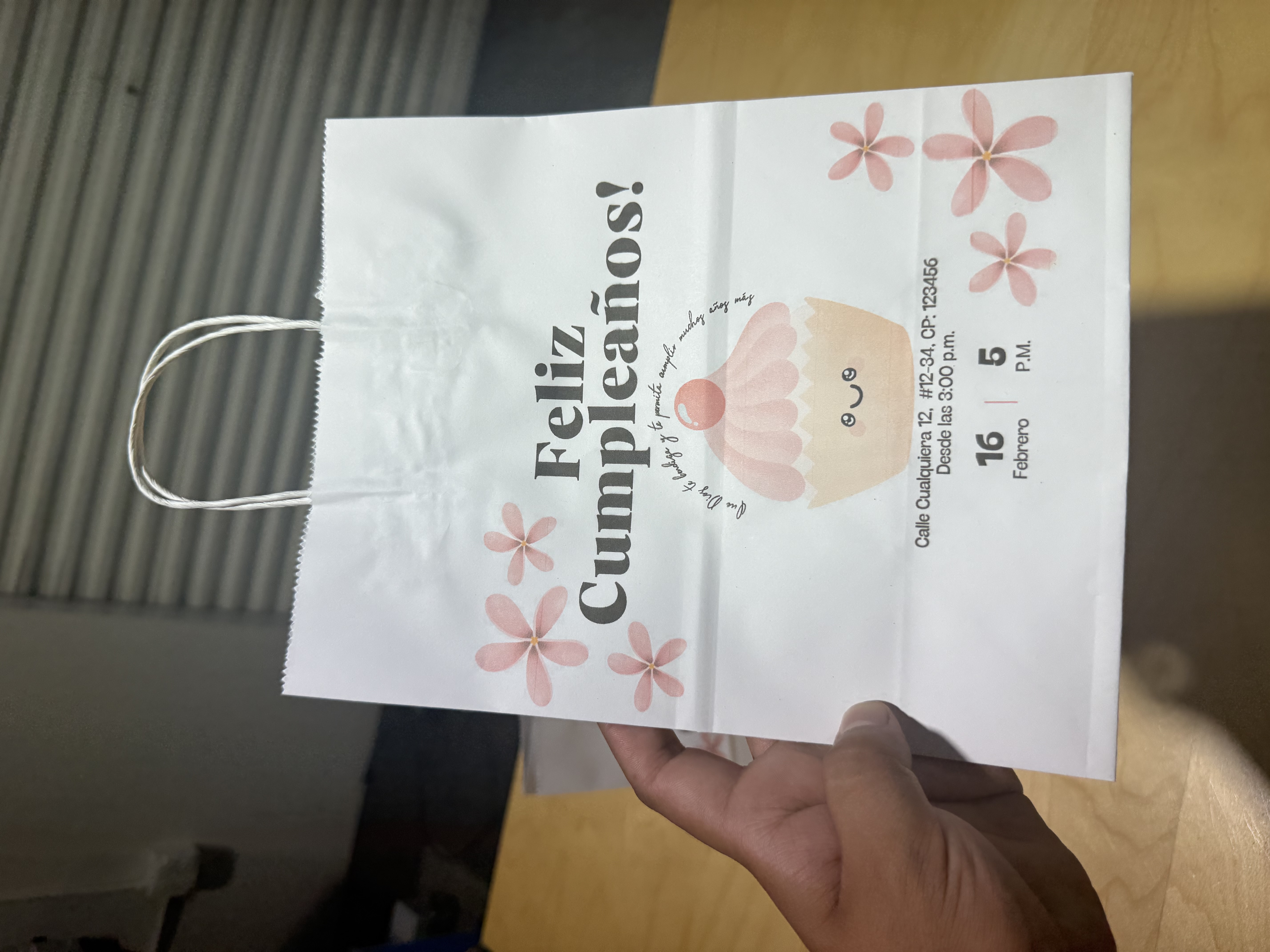 Feliz Cumpleaños Party Bags — Floral Birthday Bags