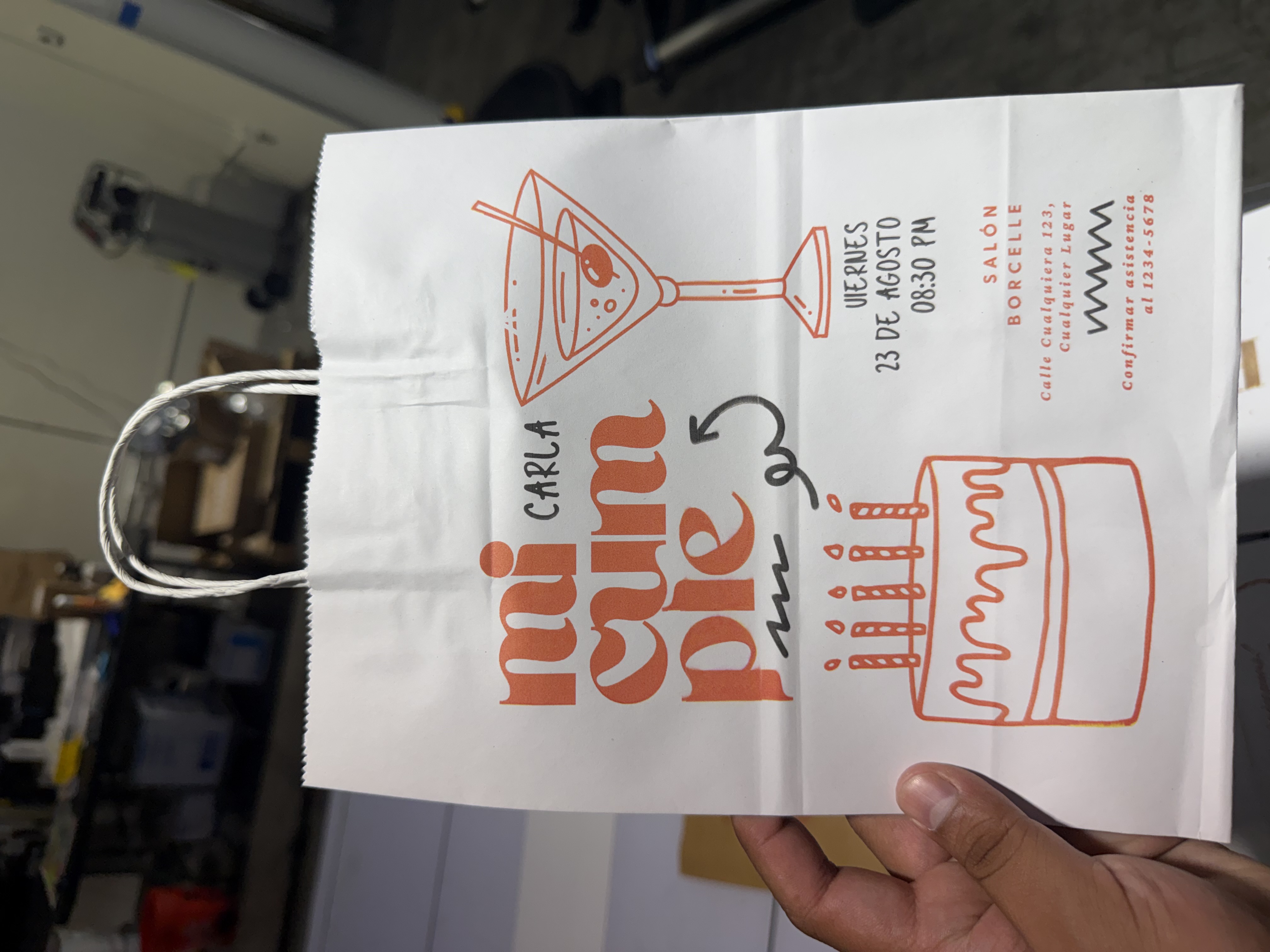 Adult Birthday Invitation Bags — Invitation Bags