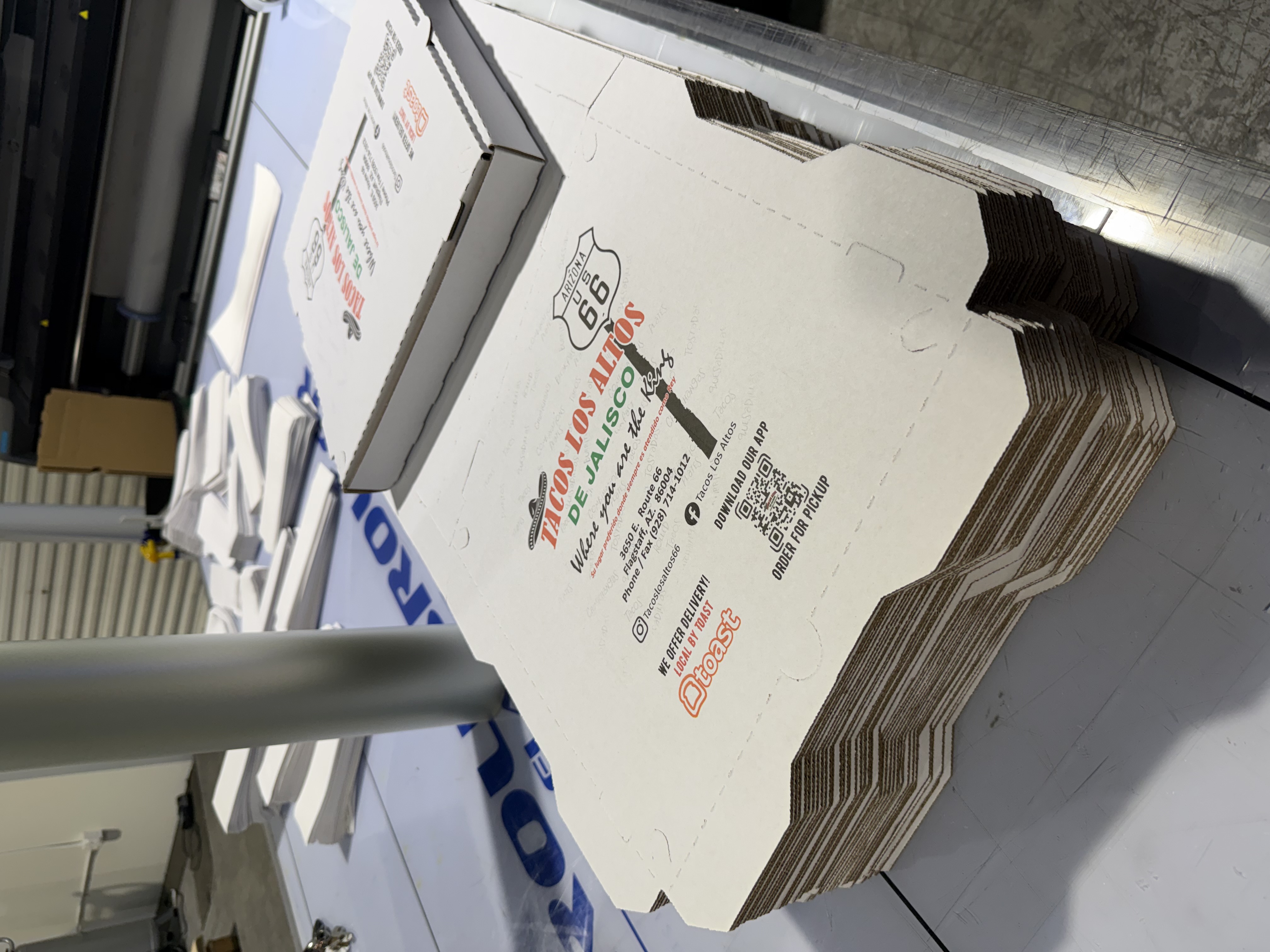 Packaging printed with a custom promotion